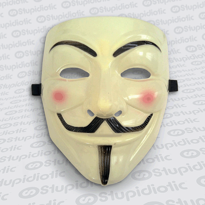 Thumbnail: Guy Fawkes Vendetta mask revolt