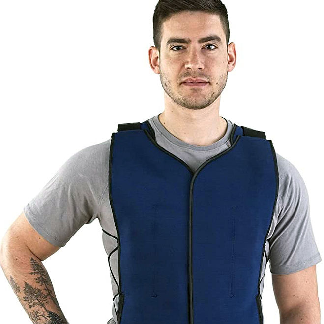 Thumbnail: wearable summer heat ice cube vest shirt pockets