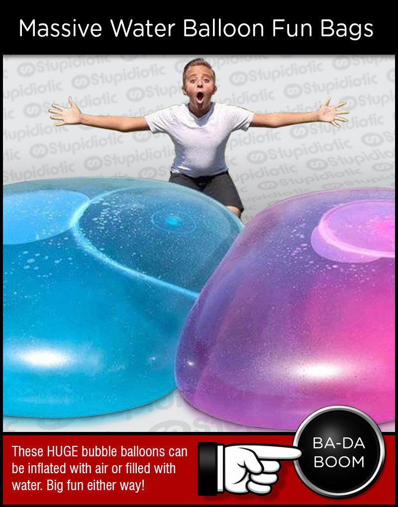 Massive Giant Jumbo Water Balloon Fun Bags | stupidiotic 2021