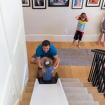 Thumbnail: Stairslide stairway stairwell sliding channel ramp slide
