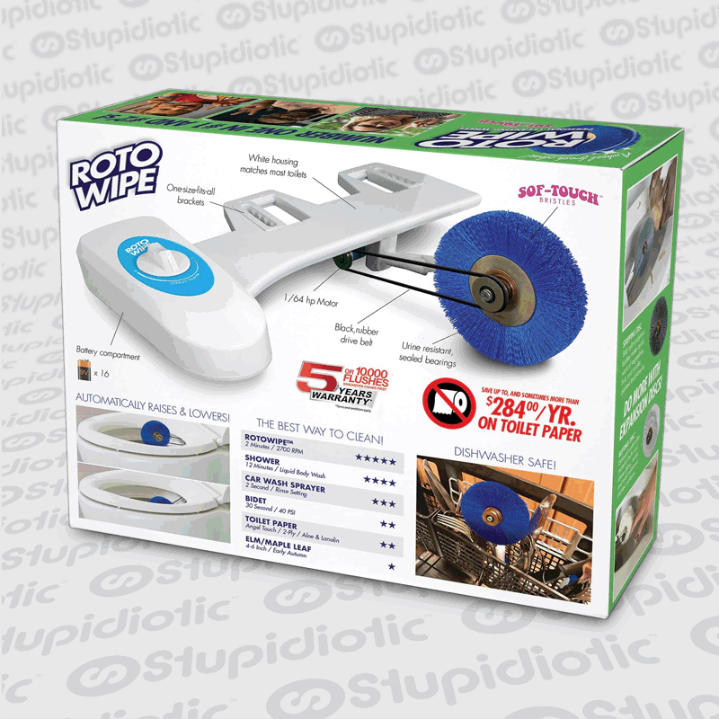 ROTO WIPER Prank Gift Box stupidiotic 2021