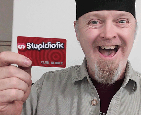 Stupidiotic Club Card Member No.1