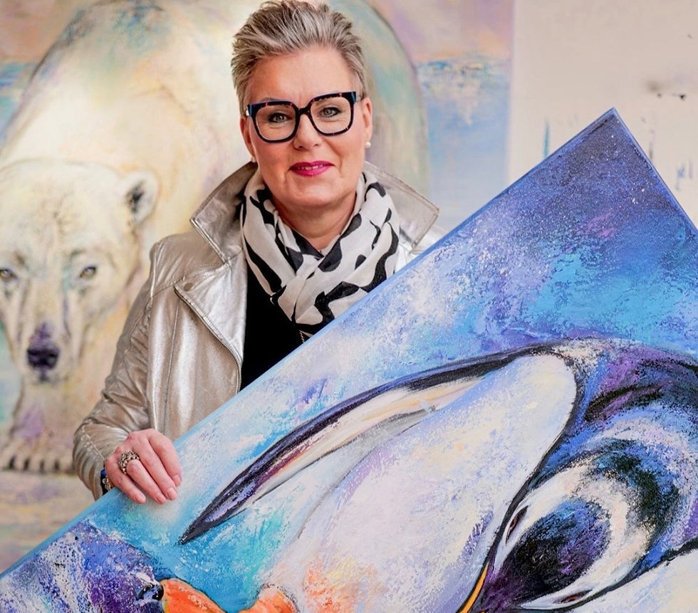 VERNISSAGE „ICEBREAKER“ von Manuela Rathje zu Gunsten der Hamburger Sternschnuppe e.V.