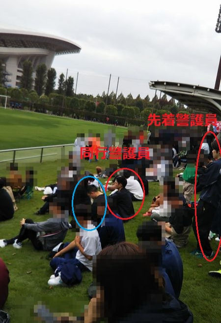 私服にて警護、ボディガード