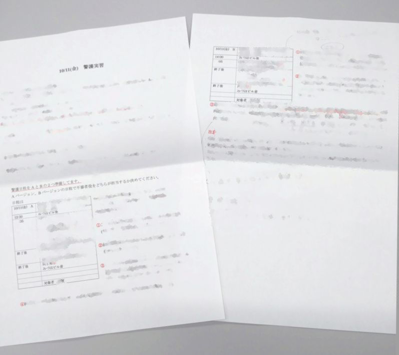 警護訓練、襲撃計画