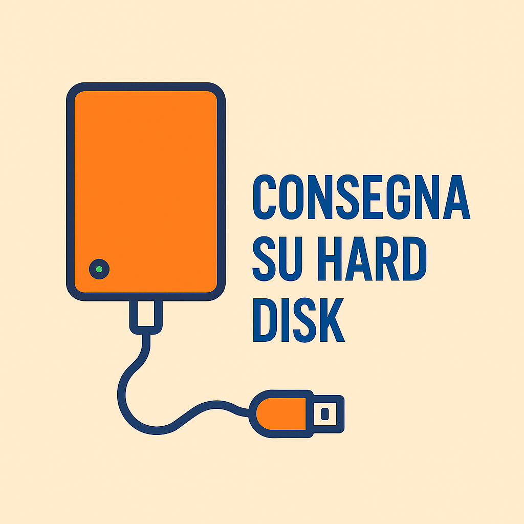 CONSEGNA SU HARD DISK