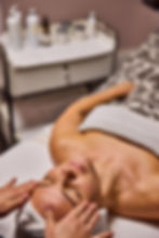 woman getting a mirbeau glow facial at spa mirbeau