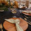 Thumbnail: Black Panama table cloth linen textured rental for event near me
