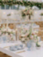 Romantic Table inspo with Blue Fostoria Heritage Glass Goblet Rental near me in Michigan