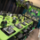 Thumbnail: Lime birthday party table linen rental near me in Grand Blanc, Traverse City and Grand Rapids Michigan