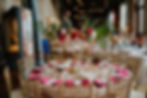 Pink Raspberry Dupioni napkin rental at Grand Rapids Public Museum wedding
