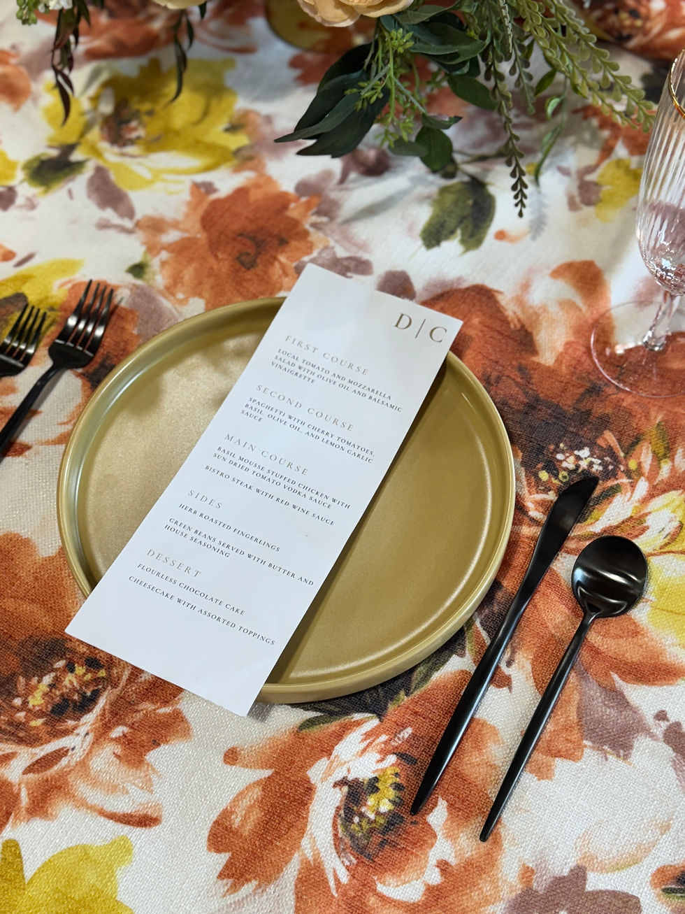 Thumbnail: Yellow Honey Mustard Dinner Plate Rental for Fall autumn tablescape in Michigan