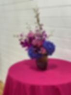 Bright pink viva magenta event rental for party, wedding, shower, event near me in Michigan