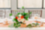 Thumbnail: Michigan rental of spice terra cotta runner for wedding party in Michigan