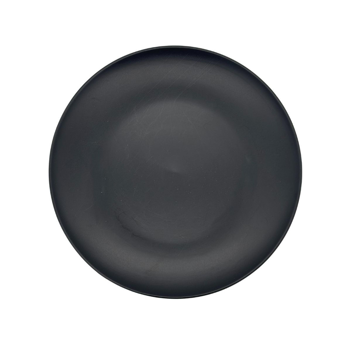 Black Matte Dinner plate place setting for event rental , wedding reception table service near me in Michigan