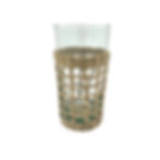 Sea grass rattan highball glass rental in Michigan