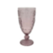 Soft Pink Purple lavender glass goblet rental for wedding, party or event in Michigan