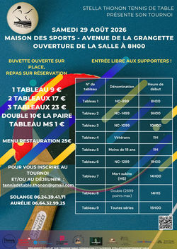 tournoi thonon