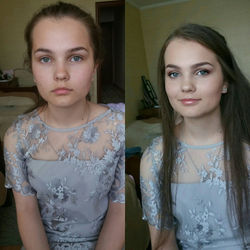 нежный макияж для выпускницы