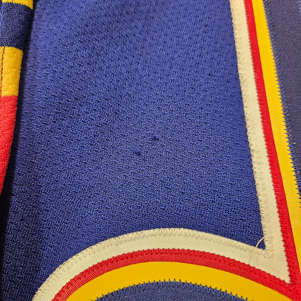 Thumbnail: St. Louis Blues Starter '90s Trumpet Blue Road Authentic Jersey