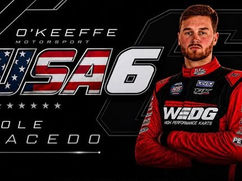 COLE MACEDO TO JOIN O'KEEFFE MOTORSPORT FOR SUMMER TOUR