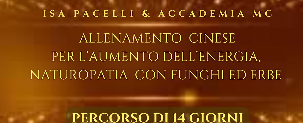 ACCRESCE L’ENERGIA medicina cinese