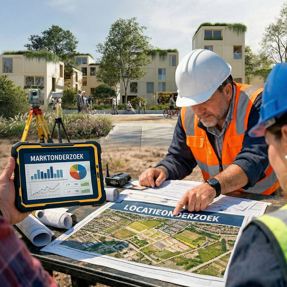 Nieuwbouw op de tekentafel