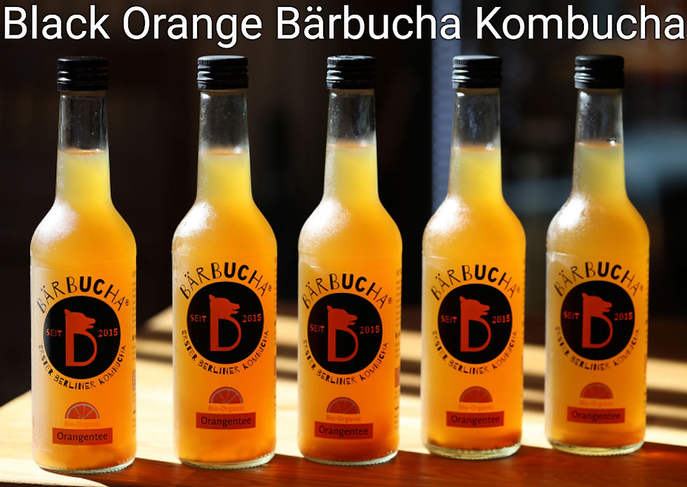 Black Orange Bärbucha Kombucha