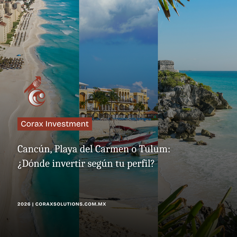 Cancún, Playa del Carmen o Tulum: ¿Dónde invertir según tu perfil?