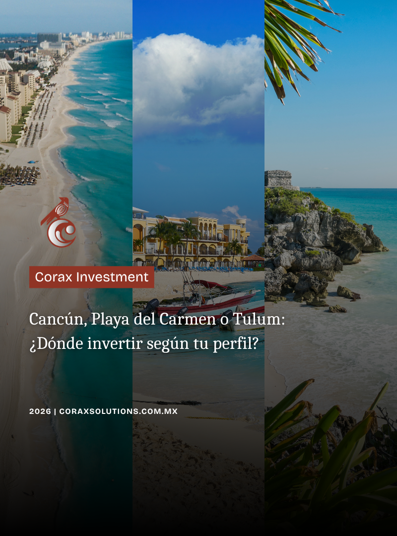 Cancún, Playa del Carmen o Tulum: ¿Dónde invertir según tu perfil?