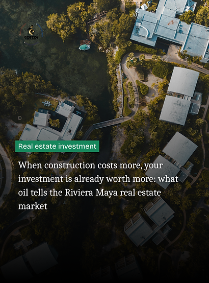 Mercado inmobiliario en Riviera Maya
