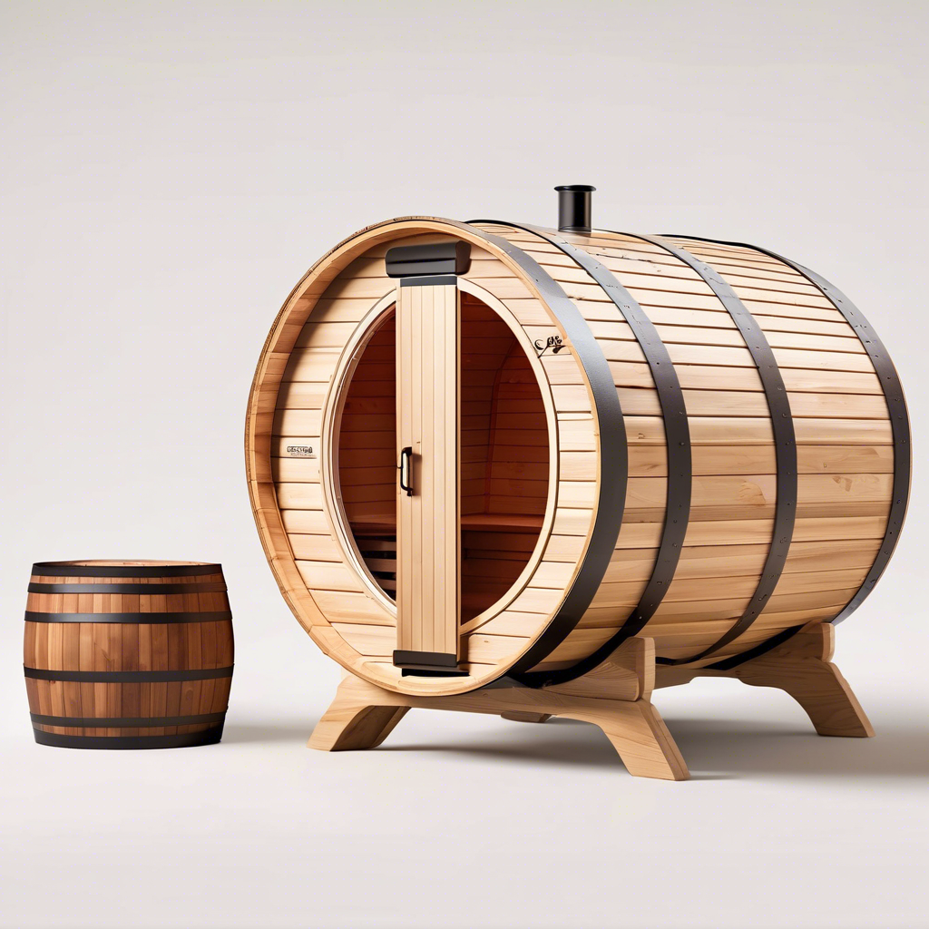 Modern Barrel Sauna