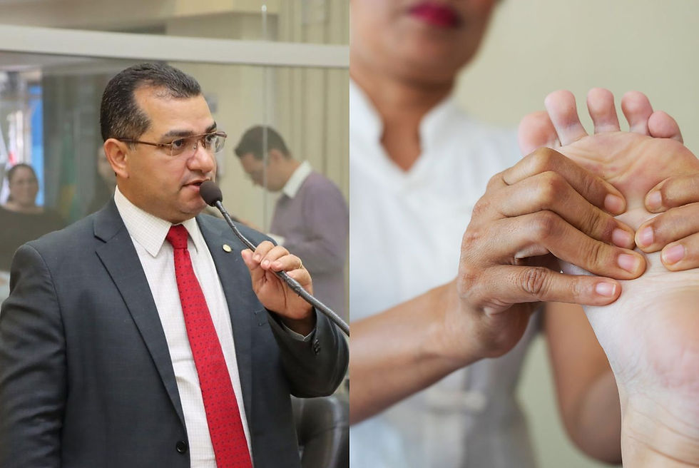 Vereador Claudinei Marques protocola projeto para criar programa de cuidados com a saúde dos pés em Florianópolis
