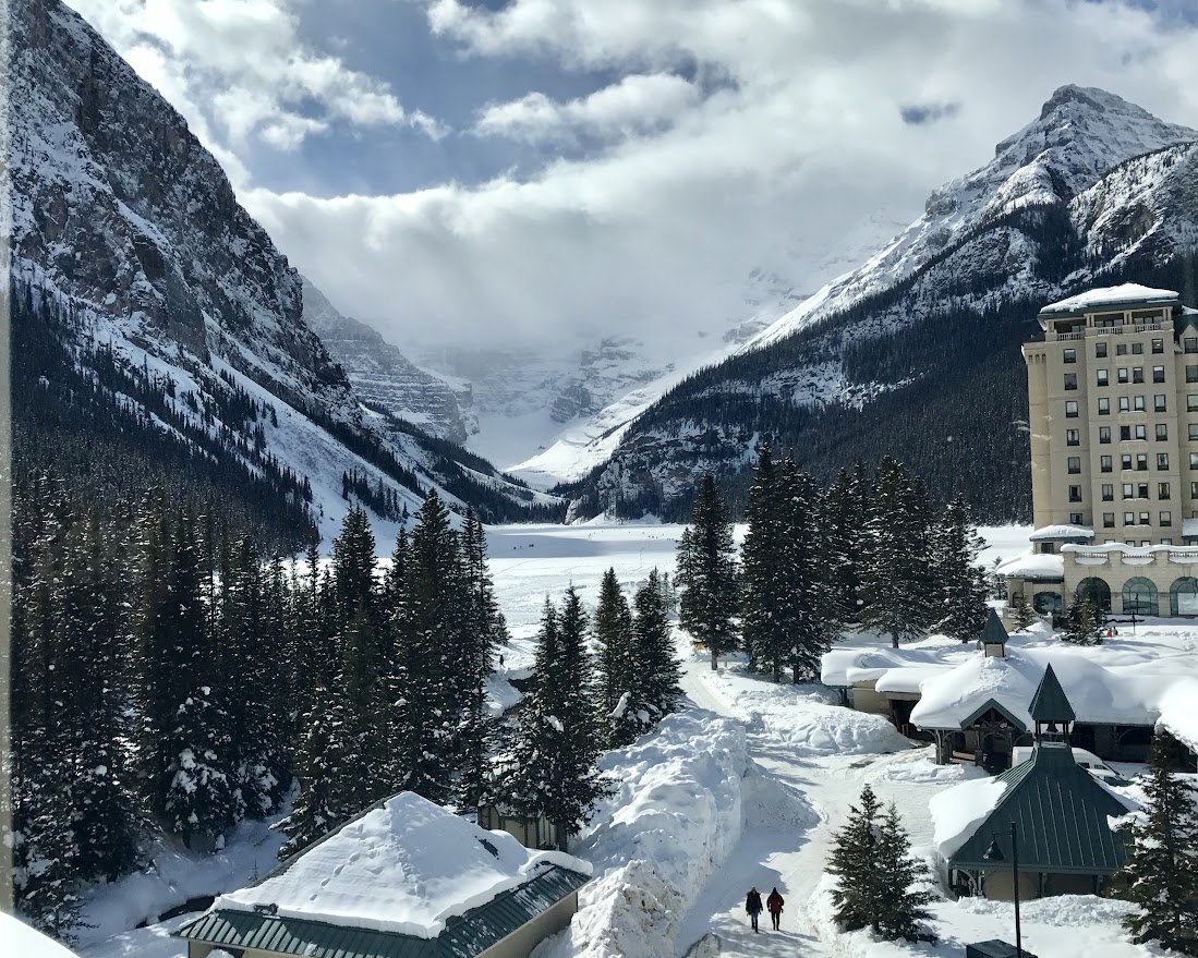 Gliding on Lake Louise