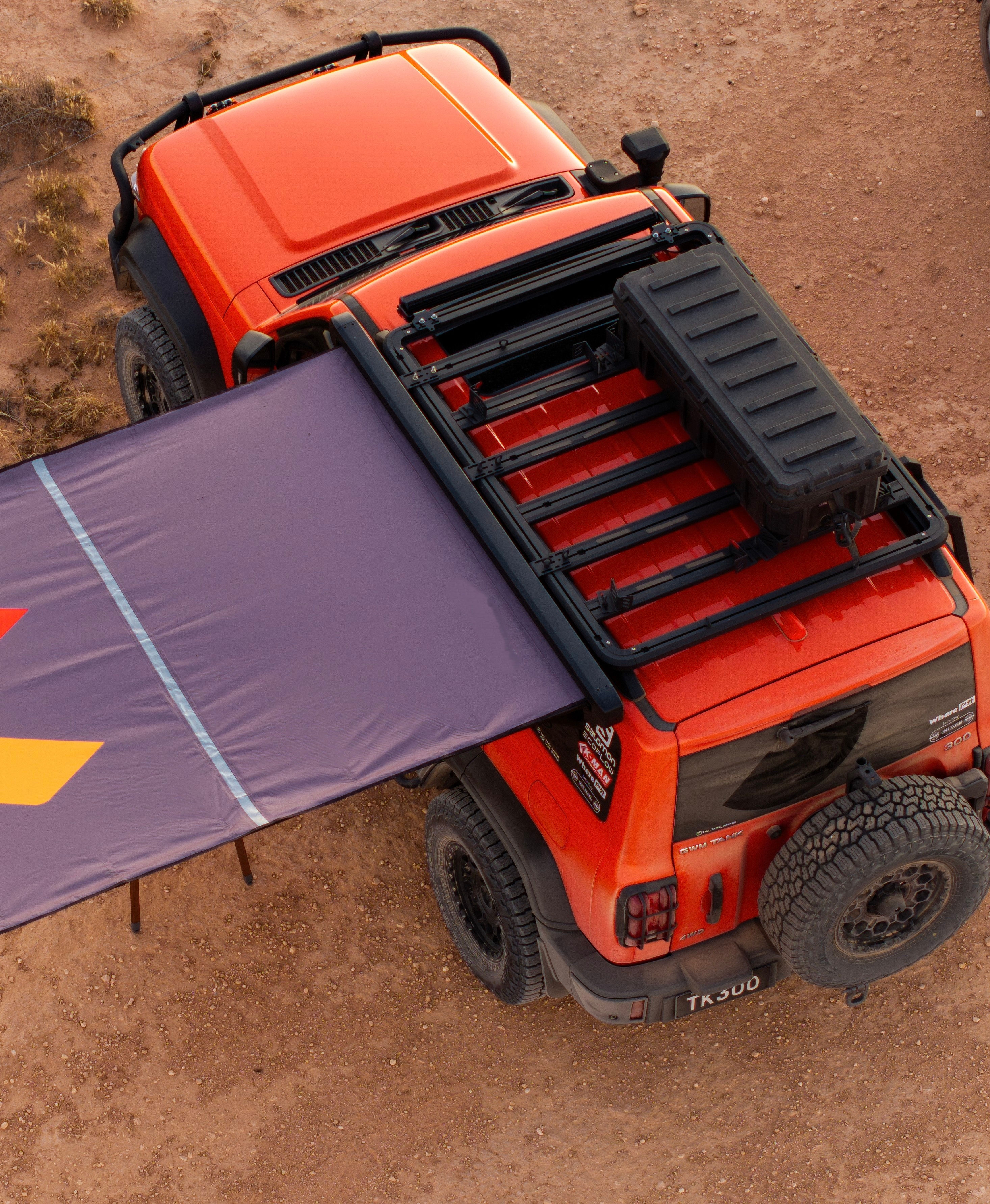 TKG TANK300 aluminium Roof Rack platform 