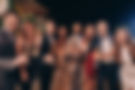 Group of happy people toasting with champagne during a celebration EVENTS.