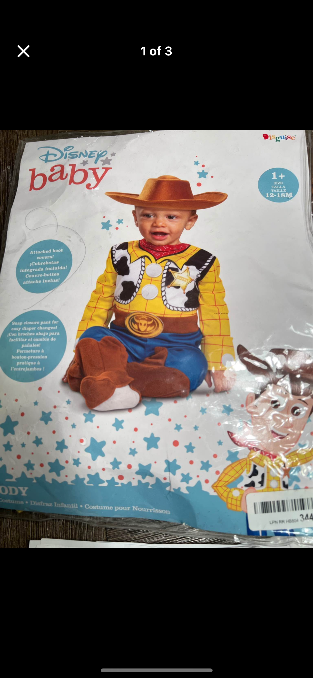 Kids woody outfit 