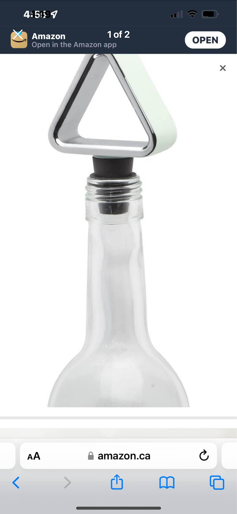 Thumbnail: Bottle topper