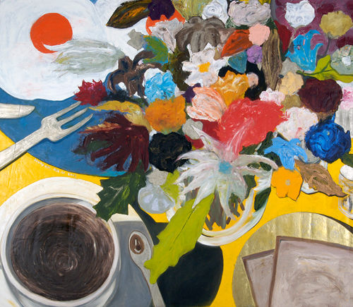 BREAKFAST 233.5 by 197.5cm oil on canvas 2003.jpg
