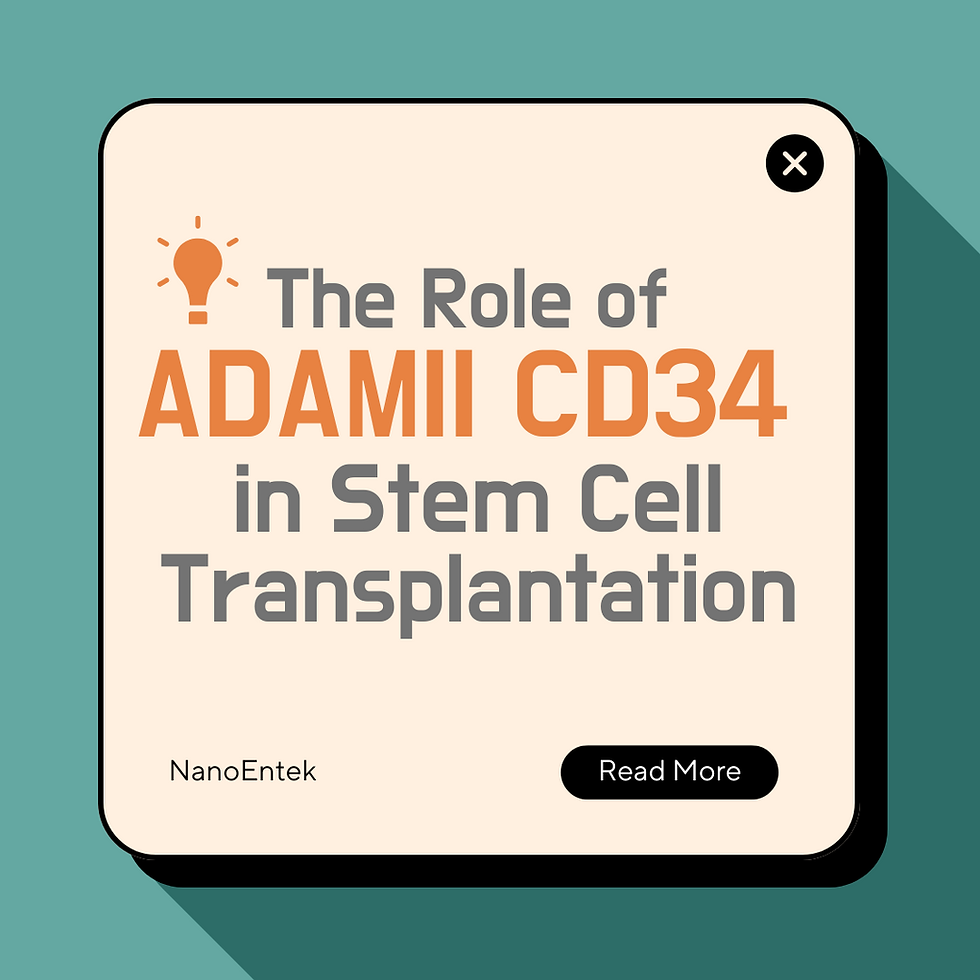 The Role of ADAMII CD34 in Stem Cell Transplantation