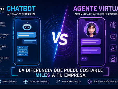 Agente Virtual vs Chatbot: La Diferencia que Puede Costarle Miles a tu Empresa