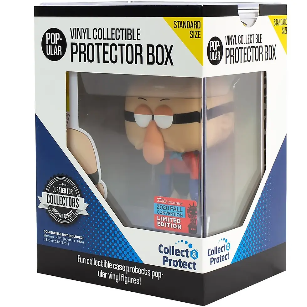 Thumbnail: Vinyl Collectible Protector Box with Pop figure inside