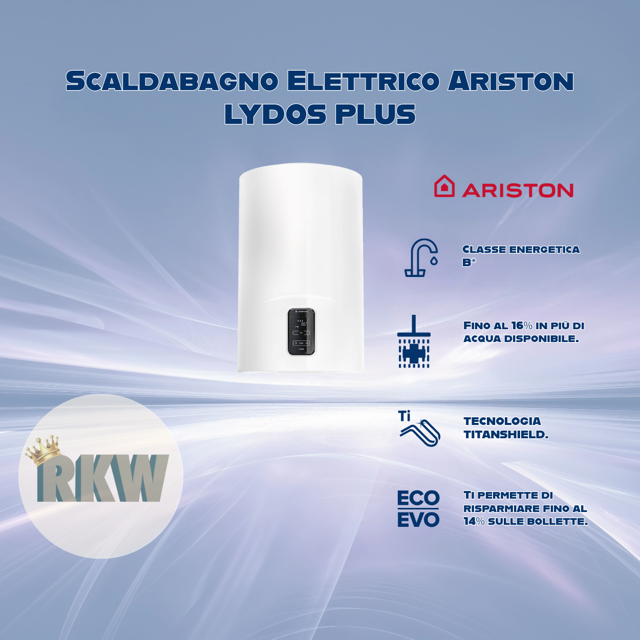 Scaldabagno Elettrico Ariston LYDOS PLUS 50 L