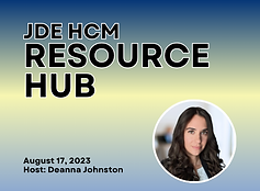 JDE HCM Resource Hub