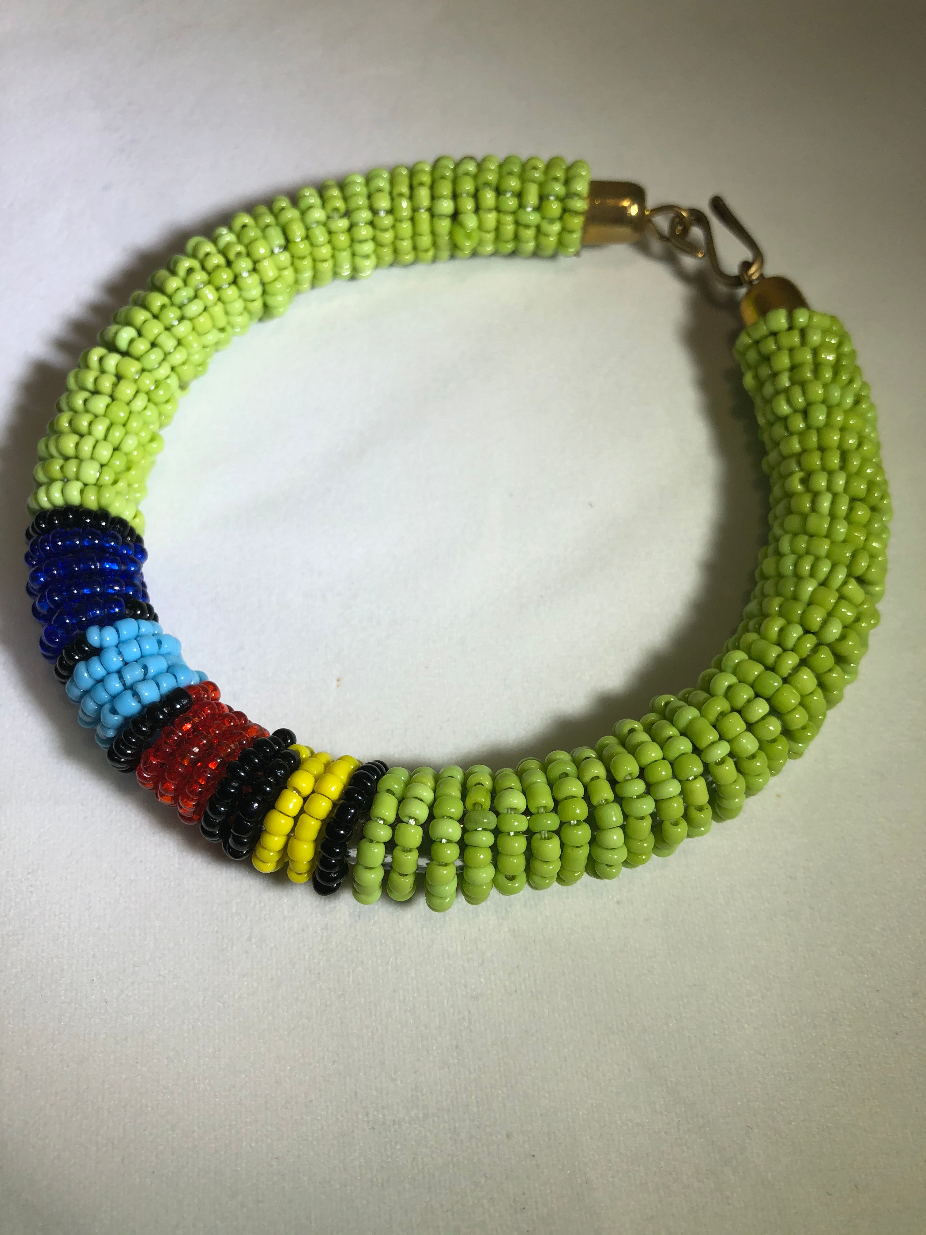 Beaded Clip Bracelet #6