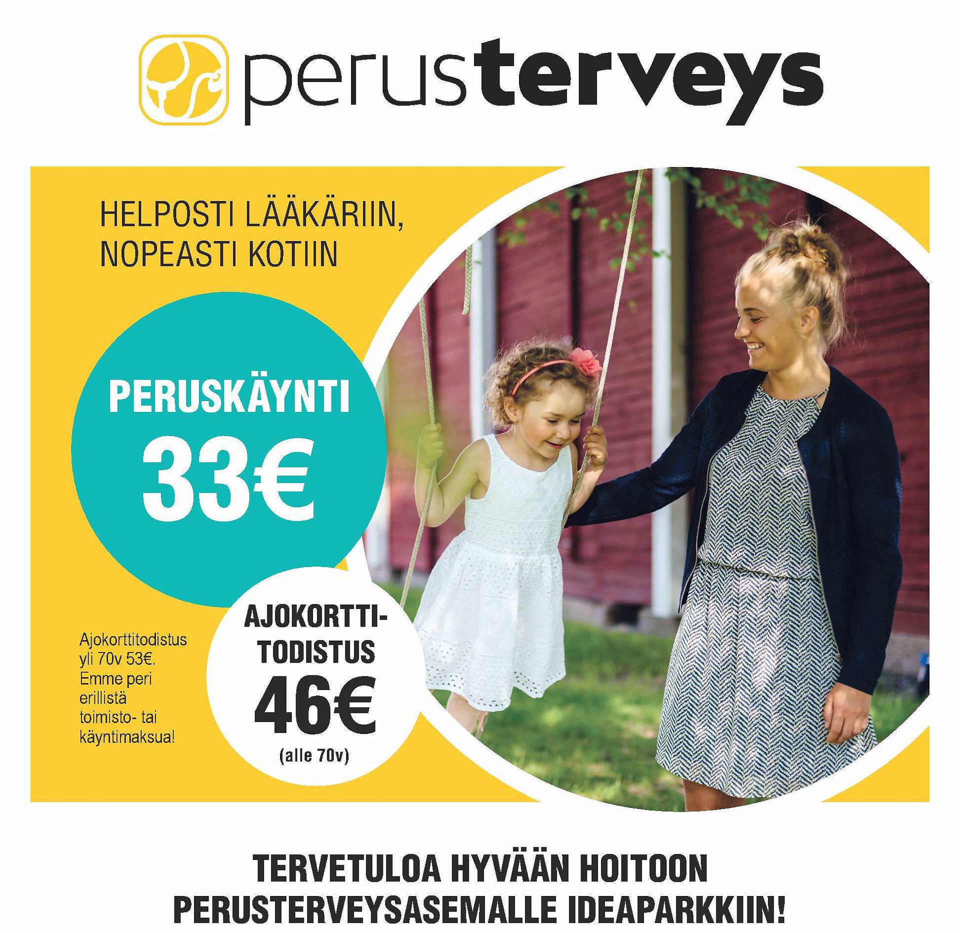 perusterveys mainos