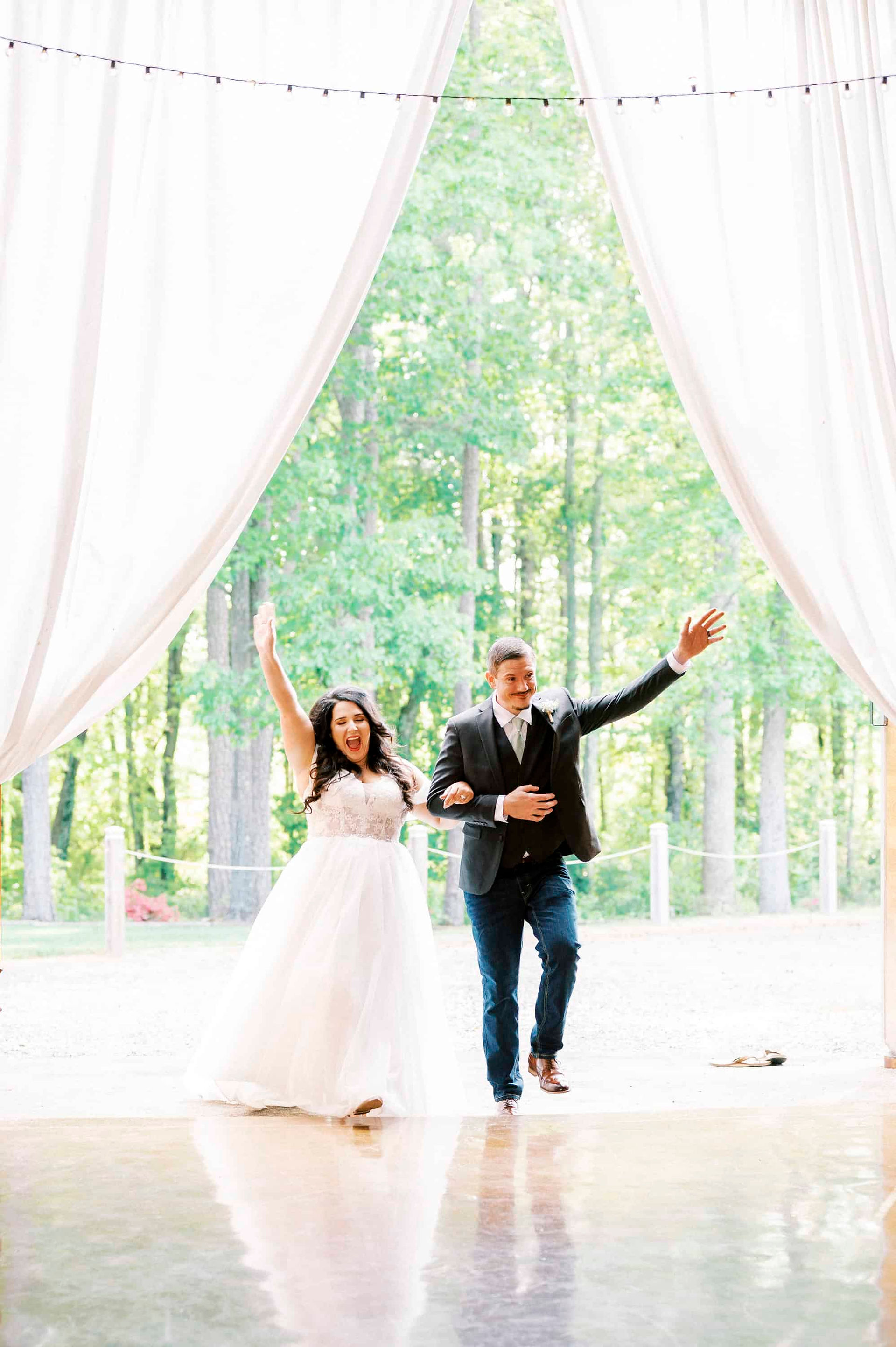bride and groom introduction