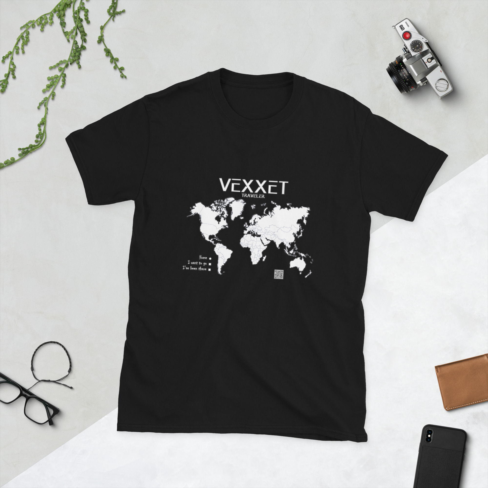 World Travel log shirt