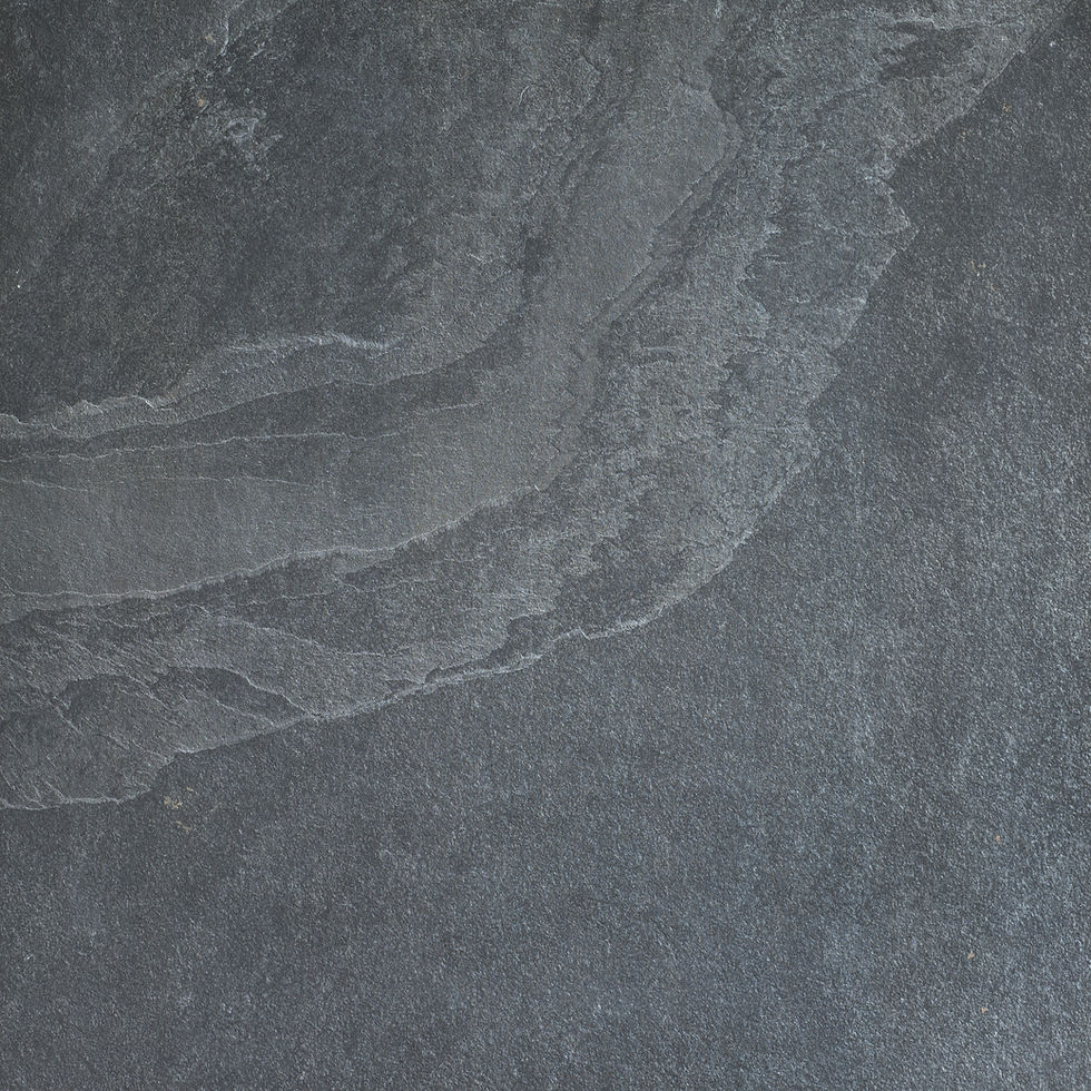 Terrassenfliese Schiefer Schwarz 60x60x2cm