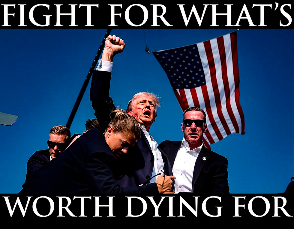 Thumbnail: DONALD TRUMP - FIGHT FOR WHAT IS WORTH DYING FOR